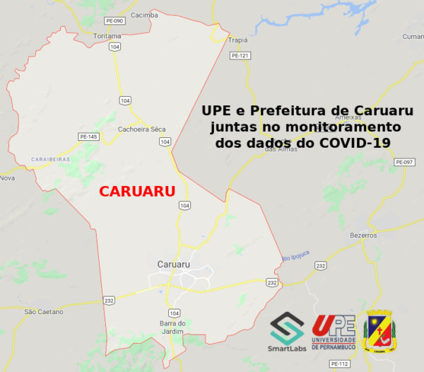 UPE, Prefeitura de Caruaru e empresa Inloco juntas no monitoramento do isolamento social em Caruaru