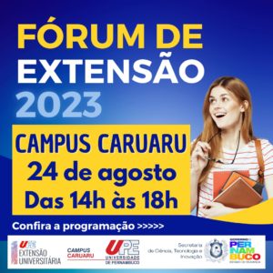 Fórum de Extensão 2023, Campus Caruaru