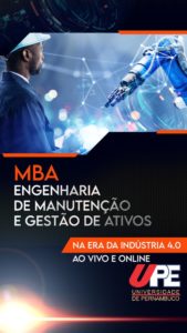 UPE abre pré-inscrições para a 2ª turma do MBA em Engenharia de Manutenção e Gestão de Ativos 4.0